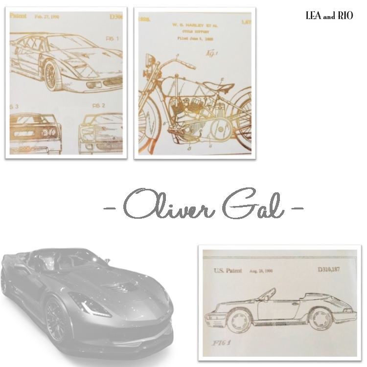 促销 [Oliver Gal] 艺术 OG9 OG10 OG11 绘画 汽车 自行车 庆祝礼品 礼物 婚礼 新居 开业 周年纪念 生日 正品, 艺术品, 绘画, 其他的