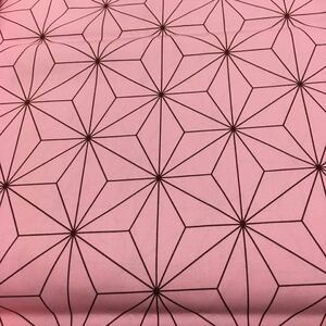 和柄 麻の葉柄カットクロス