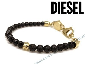 DIESEL ディーゼル ブラック ブレスレット DX1058710