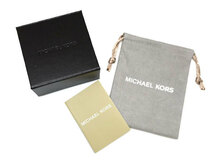 MICHAEL KORS マイケルコース ネックレス ブランド ローズゴールドロゴ MKC1389AN791_画像7