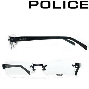 POLICE Police . less glasses frame brand navy glasses POLICE-VPL176J-0N15