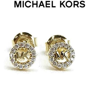 MICHAEL KORS マイケルコース ピアス MKロゴ ゴールド MKC1033AN710