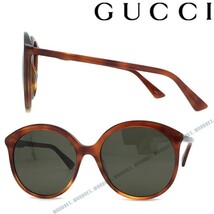 GUCCI グッチ ブラウン サングラス GUC-GG-0257S-002_画像1