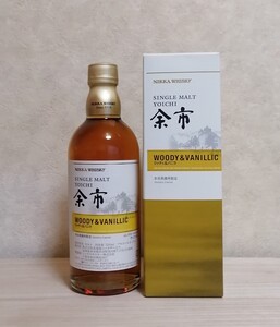 【お値下げ♪】ニッカ シングルモルト余市 余市蒸溜所限定 ウッディ&バニラ 500ml