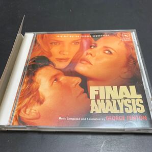Final Analysis/愛という名の疑惑-日本盤サントラ CD