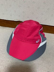 アシックスasicsランニングキャップ ピンク