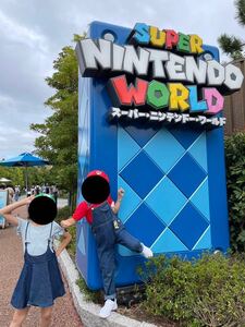 子供服 衣装 ハロウィン コスプレ usj スーパーマリオ ルイージ ニンテンドーワールド 120cm 美品 デニム サロペット スカート