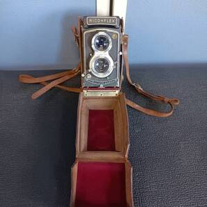 RICOHFLEX/リコーフレックス/フィルムカメラ/レンズ:RICONAR 1:3.5 f=8cm No.67944/現状品/付属品は写真で全て/1024g2