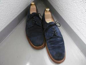 ILLMINATE ilumine -to navy back s shoes ENGLAND made 8 navy blue color 26cm rank Britain made 