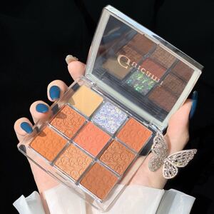 Guicami eyeshadow 9色アイシャドウパレット #03 中国コスメ