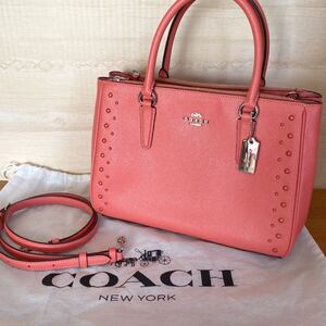 COACH ハンドバッグ ショルダーバック ピンク