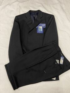 [Новый] Неиспользованный темно -синий синий 3 -кнопкий костюм Kanebo Kanebo Recrruit Business Ofterult Seaz