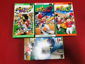 甲子園4 スーパーファミスタ 1 2 3 箱説ハガキ付 同梱可 即決！！大量出品中！！ 綺麗