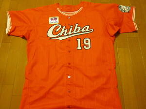  Chiba Lotte Marines Tang river ..#19 actual use uniform CHIBA