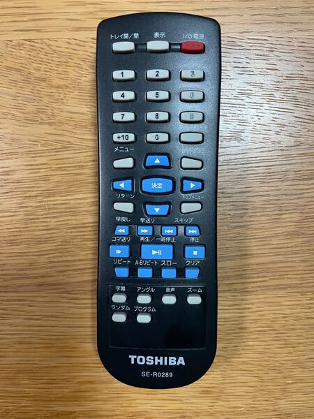 TOSHIBA リモコン SE-R0289 中古品