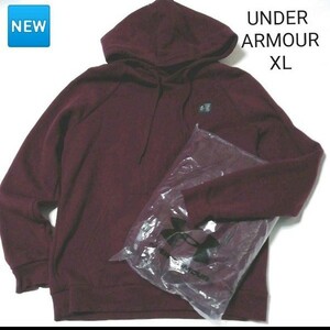 ￥6600新品UNDER ARMOUR裏地起毛パーカー XL 希少カラー