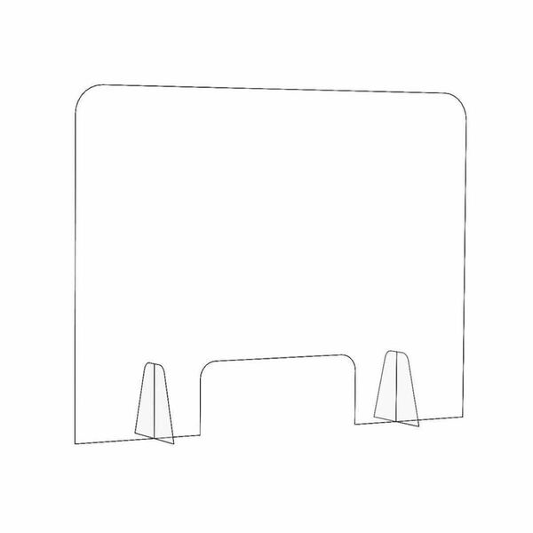 アクリル 板 10枚セット 600x600mm 厚さ3mm 透明 パーティション 飛沫 防止 組み立て簡単 角丸加工