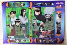 NARUTO　ポケットファイルダス　カカシのキラカード付き　ヤマト　サイ　テンテン　ロックリー　ネジ_画像1