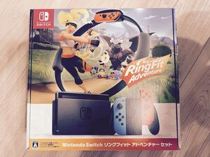 当日即納 Nintendo Switch 本体一式 リングフィット アドベンチャーセット(ソフト、リングフィット欠品) 保証期間内