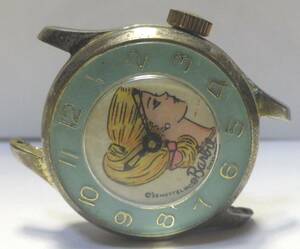 60*Barbie Barbie Mattel character Watch rare!OH* repair . necessary 