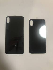 iPhone XSMax 専用バックパネル スペースグレー背面ガラス新品未使用品 !!ロゴ無し 送料無料 !!