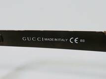 【ブランド】GUCCI グッチ 眼鏡 メガネ GG2240/F EJ4 TITANIUM ITARY イタリア 度入り 希少 チタンフレーム ブラウン 高級 本物_画像7