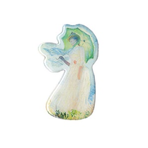 【Art Collection】アート・ダイカットマグネット クロード・モネ:日傘をさす女 新品 !