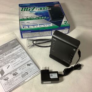 NEC 無線LANルーター WG1200HS3 美品