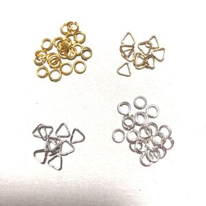 ハンドメイド 基礎パーツセット 初心者セット ゴールドカラー シルバーカラー アクセサリー 金属パーツセット 手芸