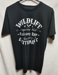 Lサイズ Wild Life 半袖 Tシャツ 黒