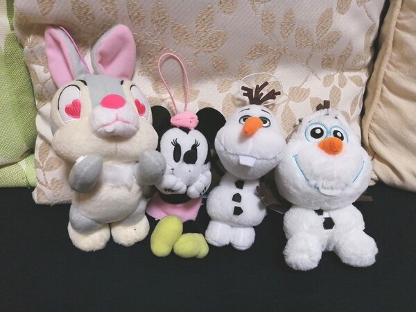 【Disney】★.*オススメ*。★かわいい*。がま口*ぬいぐるみ4つセット【ディズニー】