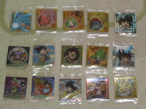 ドラゴンボール超戦士シール ウエハース　いろいろ１５種　