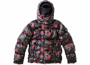 Supreme Stone Island Lamy Cover Stampato Puffy Jacket サイズS 17AW ダウンジャケット アウター ジャンパー ブルゾン 花柄 DOWN