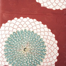 昭和レトロ　 味わいの古布　着物　３枚セット 創作　ハンドメイド　生地　絹　刺繍　 リメイク アンティーク ビンテージ SST_画像8