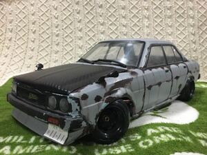 限定価格!タミヤ tt-01 カローラ サビ塗装 ドリフト ドリラジ 希少!一点物!デコ車!早い者勝ち!