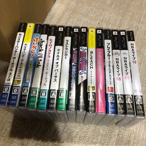 PSPソフト15本セット!けいおん!放課後ライブ、モンハン、NBAライブなどなど(No.3)