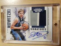 10枚限定 SP サイン 2012 -13 Panini Contenders DIRK NOWITZKI Auto (#01/10) / ダーク ノウィッツキー Autograph Substantial Signature _画像9