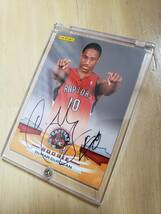 SSP サイン 2009 -10 Panini Next Day DEMAR DEROZAN Auto RC / デマー デローゼン Autograph (Extremely Rare!) _画像7