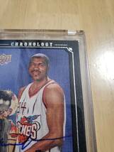 99枚限定 サイン 2007 -08 UD Chronology HAKEEM OLAJUWON Auto (#/99) / ハキーム オラジュワン Autograph _画像5