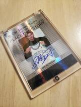 SP サイン 2010 -11 Panini Contenders DIRK NOWITZKI Auto / ダーク ノウィッツキー Autograph Place in History_画像2