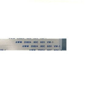 フラットケーブル 20ピン・コネクタ用 同方向 長さ20cm 幅10.5mm 0.5mmピッチ 断線フラットケーブルの修理交換用にの画像1