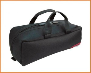 DBLTACT トレジャーボックス ツールバッグ DTQ-S-BK ブラック 道具入れ 横長 バッグ 工具バッグ 両開き鞄 ファスナー 布製 軽い