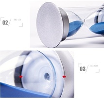 砂時計 サンドタイマー インテリアタイマー 砂タイマー 目標達成 集中し効率的 時間管理ツール 料理 ベーキング ゲーム (45分)_画像6