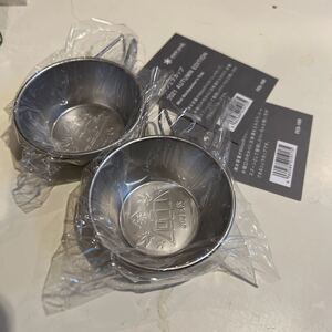 スノーピーク SNOWPEAK ミニシェラカップ 雪峰祭2021 秋EDITION 2個セット 限定品