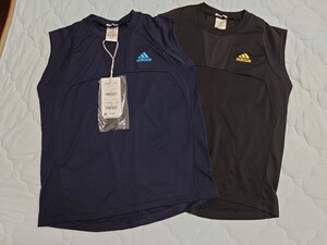 ☆2枚セット☆新品&中古 adidas アディダス ノースリーブ Tシャツ タンクトップ ジュニア 150