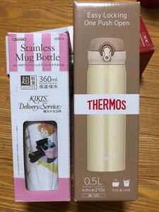 魔女の宅急便 キキ水彩 直飲み ワンプッシュステンレスマグボトル360ml ( ステンレスボトル 保温 保冷 サーモス 500ml