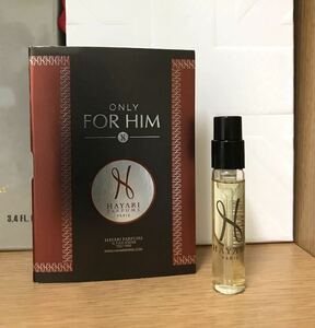 《送料無料》 ハヤリ パルファン オンリー フォー ヒム オードパルファン 2ml サンプル ※未使用※ HAYARI PARFUMS ONLY FOR HIM