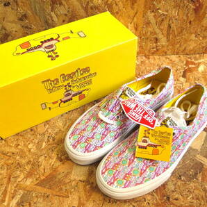 新品☆本物 THE BEATLES VANS AUTHENTIC US7 25cm ザ・ビートルズ バンズ イエロー サブマリン コレクション オーセンティック 限定