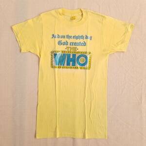 魅惑のバンドT特集! 70sヴィンテージ『THE WHO ザ・フー』半袖Tシャツ Kmartボディ 米国製 サイズS／ロックT