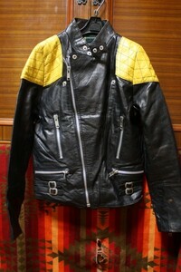 70s Vintage 2 ton bat UK long Jean leather rider's jacket # motorcycle Lewis Leathers euro 666 80s 90s Britain 